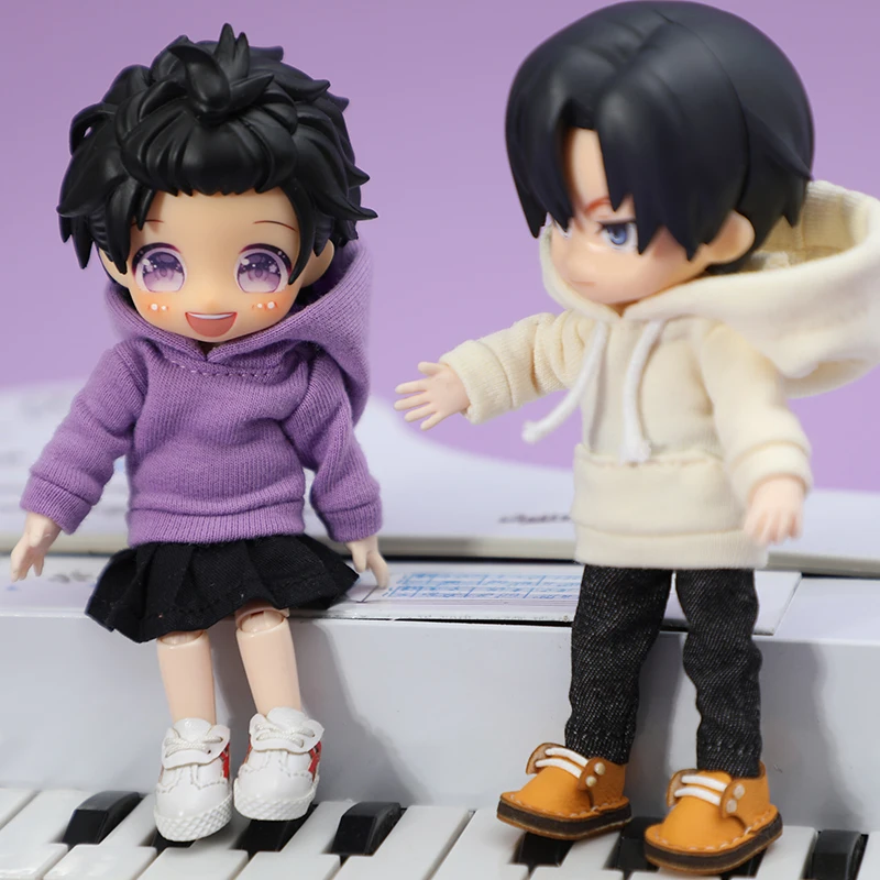 Obitsu11 OB11 кукольная одежда толстовка с большим капюшоном доступны для cu поче