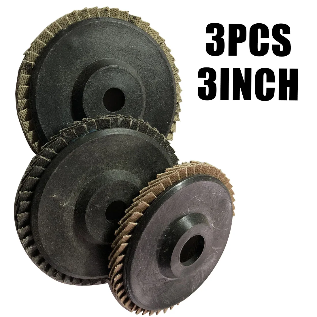 

3pcs Set Of 75mm 3-Inch Flap Sanding Disc Angle Grinder Discs Metal Grinding Wheel Hole Diameter10mm