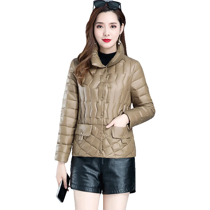 

Fashionable warm cotton padded jacket autumn and winter 2020 cotton padded jacket short lightweight coat small light