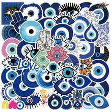 10/30/50pcs Turkish Evil Eye Graffiti Stickers Skateboard Guitar Laptop Motorcycle Luggage Bike Car Phone Cool Sticker Kid Toy