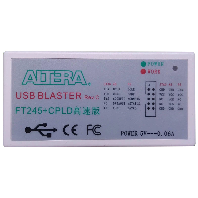 

FT245+CPLD High Speed Solution USB Blaster Altera Download Line Downloader Simulator for xp win10 win8 win7