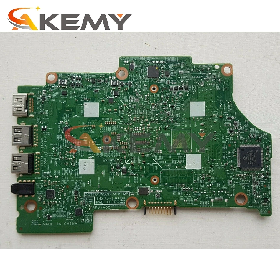 Akemy 14275-1 I7-6500U для Dell Inspiron 7359 7568 Материнская плата ноутбука CN-0H8C9M H8C9M TFFRC Mainboard100 %
