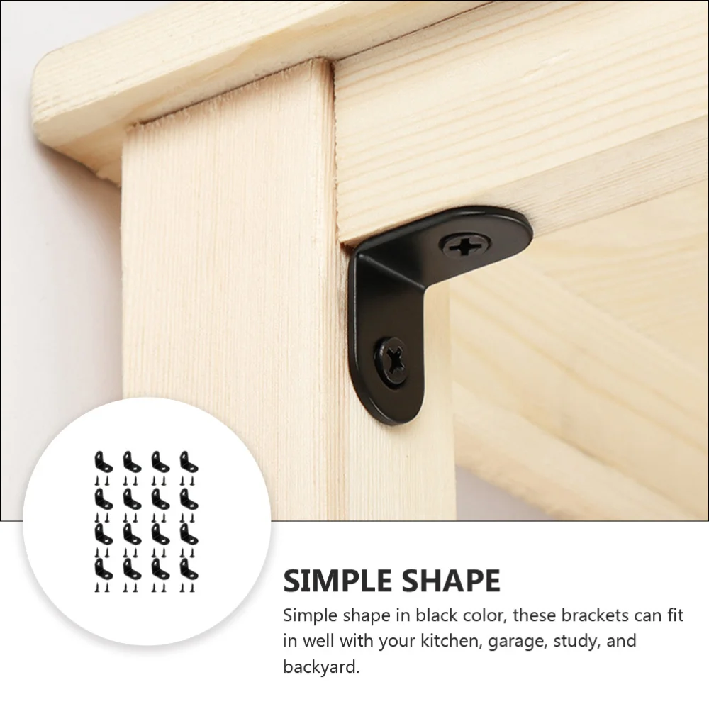 Угловой кронштейн из нержавеющей стали 16 шт. угловой L образной формы под углом 90