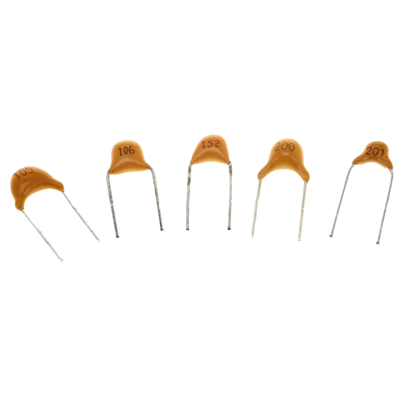 100 шт. монолитный Керамика конденсатор с алюминиевой крышкой 50В 10PF ~ 10 мкФ 22PF 47NF 220NF