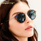 Солнцезащитные очки KUMARRY женские, круглые, в стиле ретро, с защитой UV400