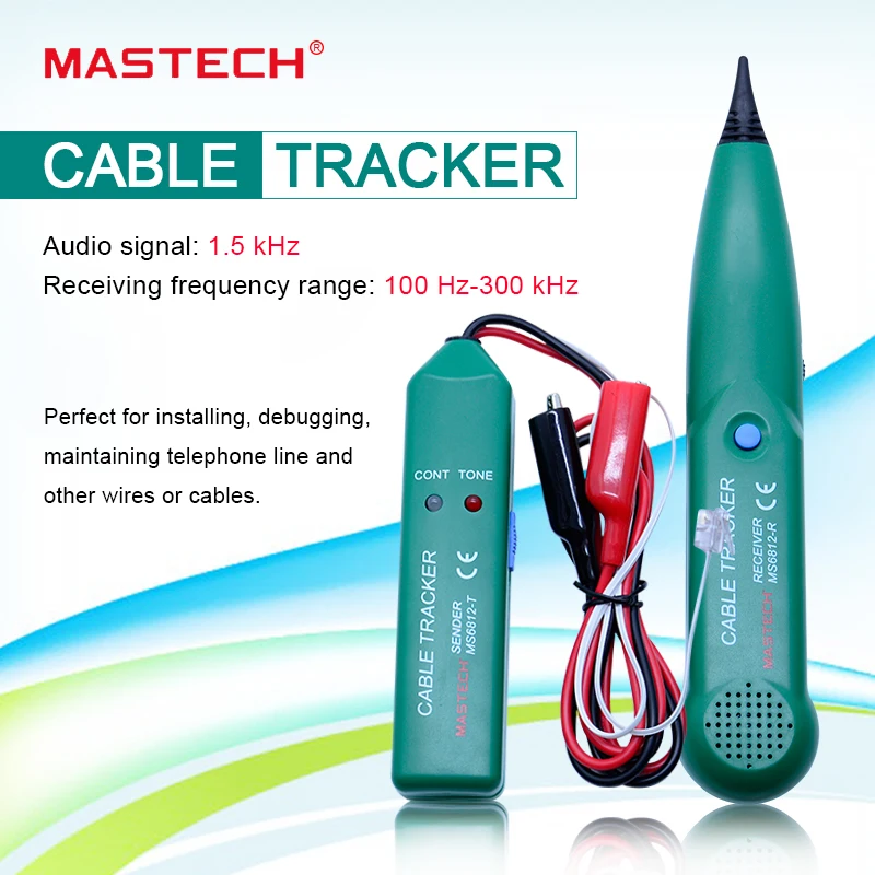 

Тестер сетевого кабеля MASTECH MS6812, Новое поступление, Тестер телефонного провода, сетевого кабеля, линейный трекер для оптовой продажи
