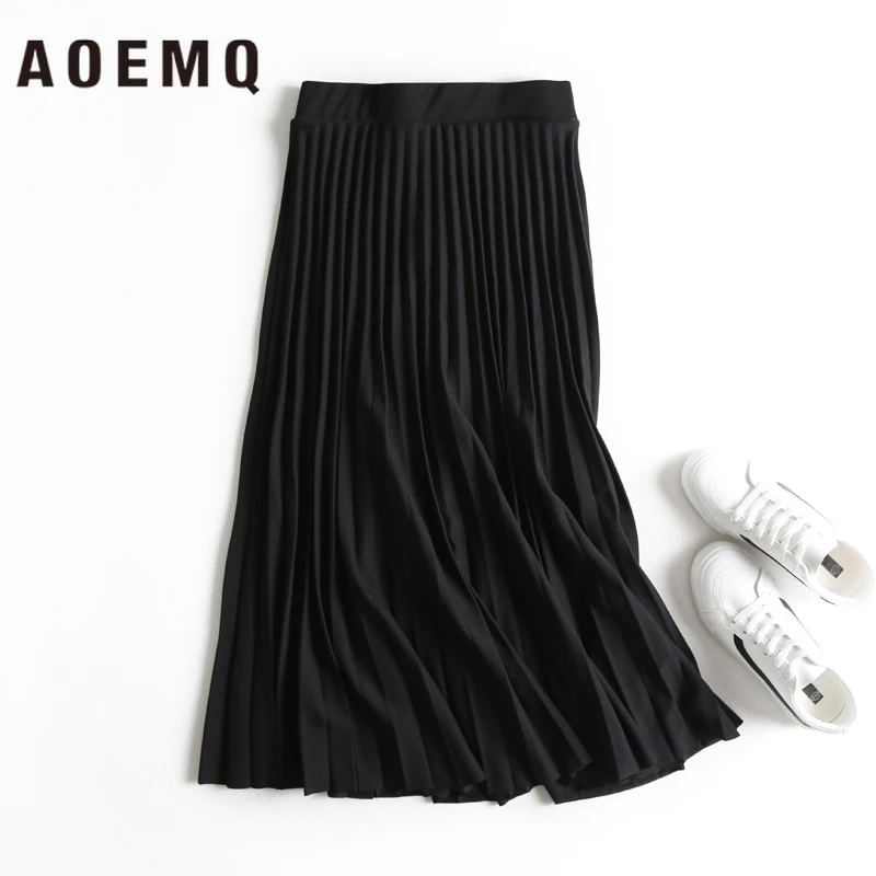AOEMQ/модные рубашки; 2 однотонных кофейных/черных цвета; красивые юбки с волнистыми драпировками; юбки с волнистыми хвостами для девочек; женская одежда