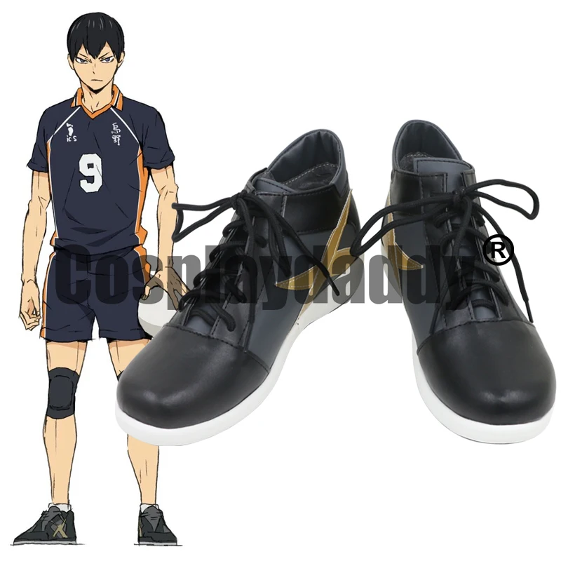 

Haikyu!! Haikyuu!! Karasuno High School Volleyball Team Tobio Kageyama King of the Court Cosplay Sports Shoes Boots C006