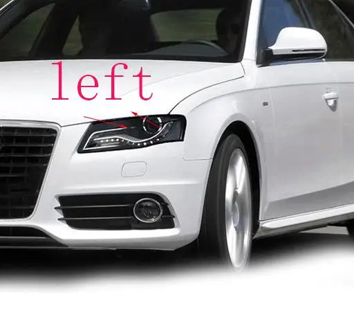 

Прозрачная стеклянная маска для передних фар Audi A4 B8 2008-2012