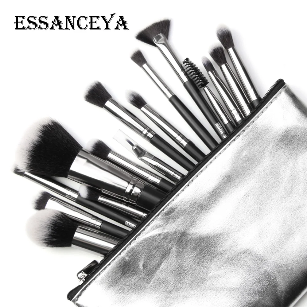 ESSANCEYA Новая мода профессиональный макияж кисти для макияжа кисточки 15/18/20 шт глаз для пудры, основы, кисти для макияжа, для румян Набор для Красота