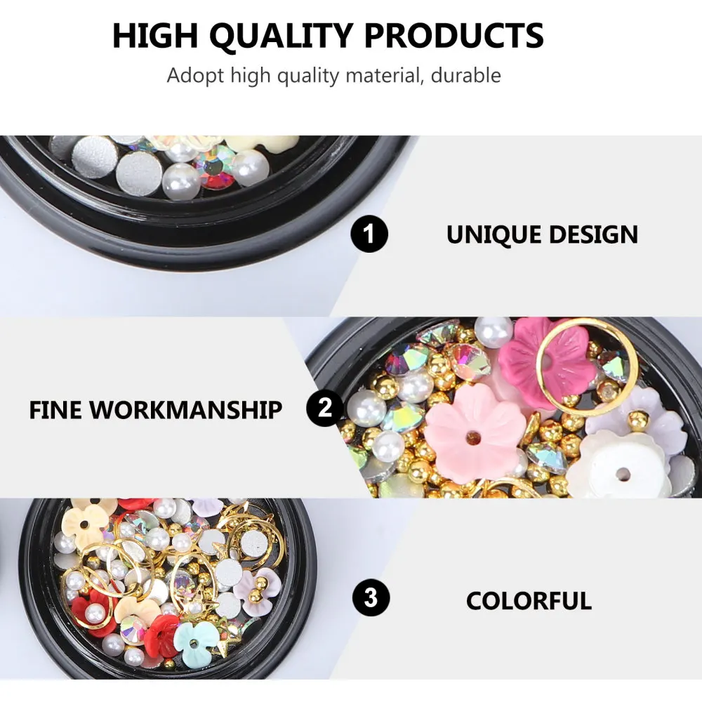 

1 Set Stylish Nail Art Accessories Fashion DIY Manicures Decoration Beautiful Nail Art Supplies for Ladies