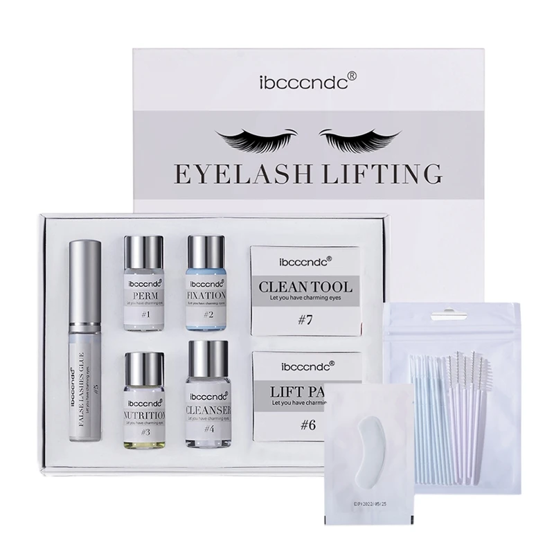 

Набор для завивки ресниц Ibcccndc 10 шт./лот, набор для завивки ресниц, набор для перманентной завивки ресниц с Y-образными стержнями, инструменты ...
