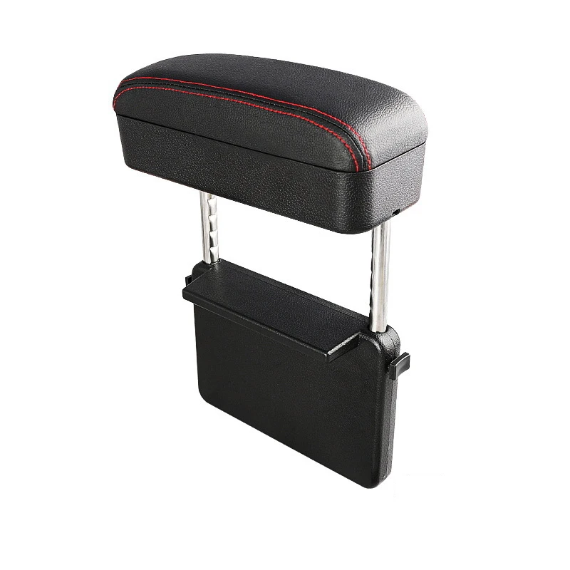 Red line Armrest Автомобильное кресло для хранения, щелевой Органайзер, внутренний подлокотник, поддержка для отдыха в дороге, поддержка беспроводной зарядки, автомобильные аксессуары - Название цвета: Red line Armrest