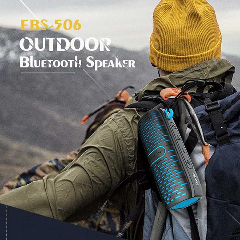 Waterproof Mini Bluetooth Low Speaker Portable Outdoor Stereo Wireless Column Support TF FM USB AUX | Электроника