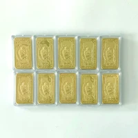 10pcs mint 1 troy ounce buffalo united states gold bullion bar replica coins collection non currency