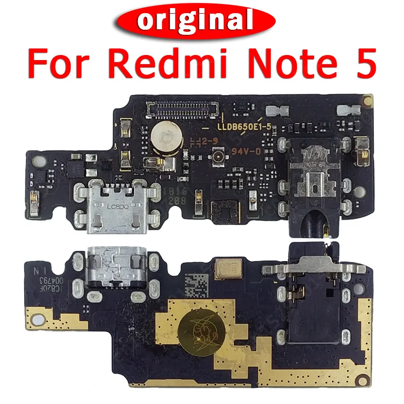 Оригинальная печатная плата лента для Redmi Note 5 USB штепсельная вилка зарядное