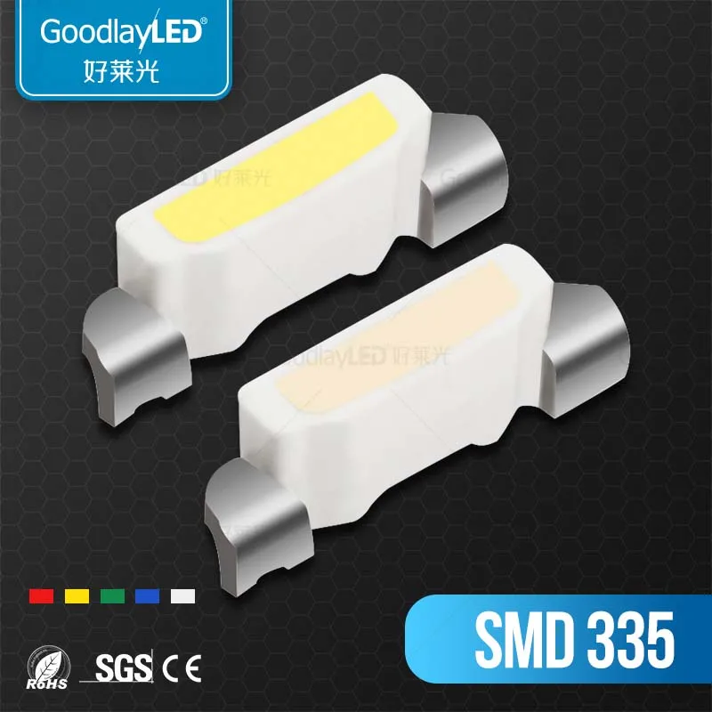 Smd 335 led 0 06 w цвет боковое излучение вид smd светодиодный чип диодный