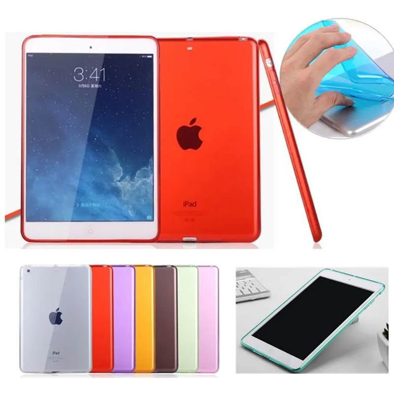 Чехол для планшета apple iPad mini 1 2 3 мягкий гелевый из ТПУ силиконовая задняя крышка