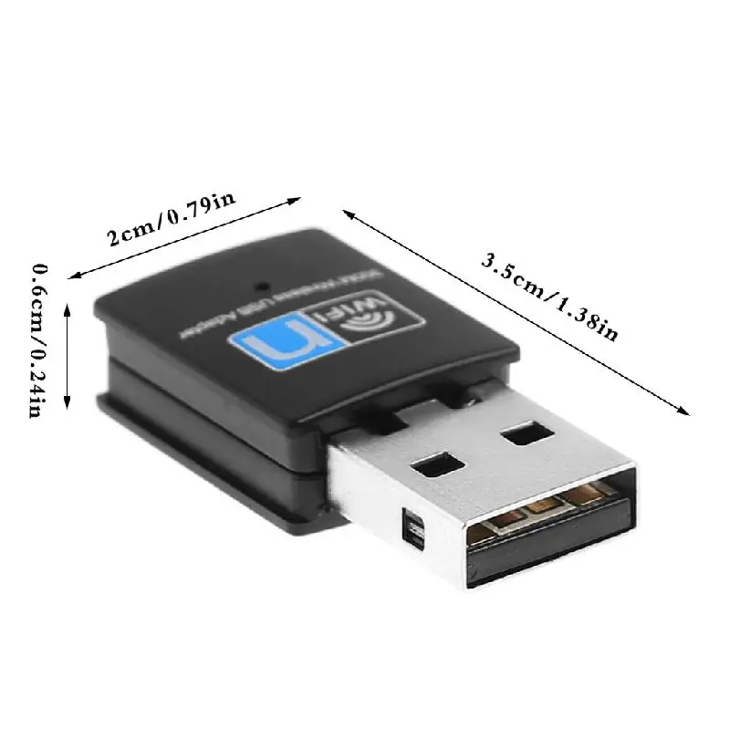 802.11n/g/b 300 Мбит/с USB2.0 сетевой LAN ключ WiFi беспроводной адаптер без антенны