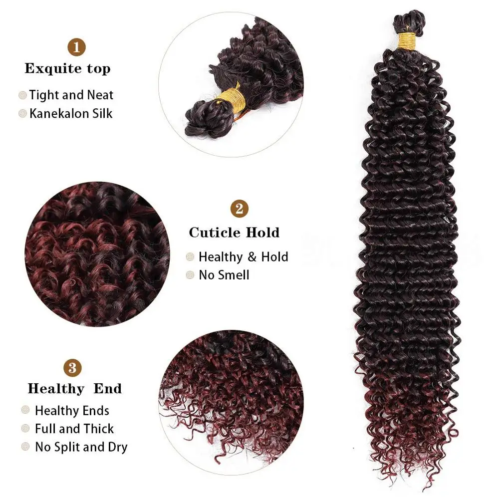 Синтетические волнистые волосы пряди накладные Омбре блонд богемные кудрявые