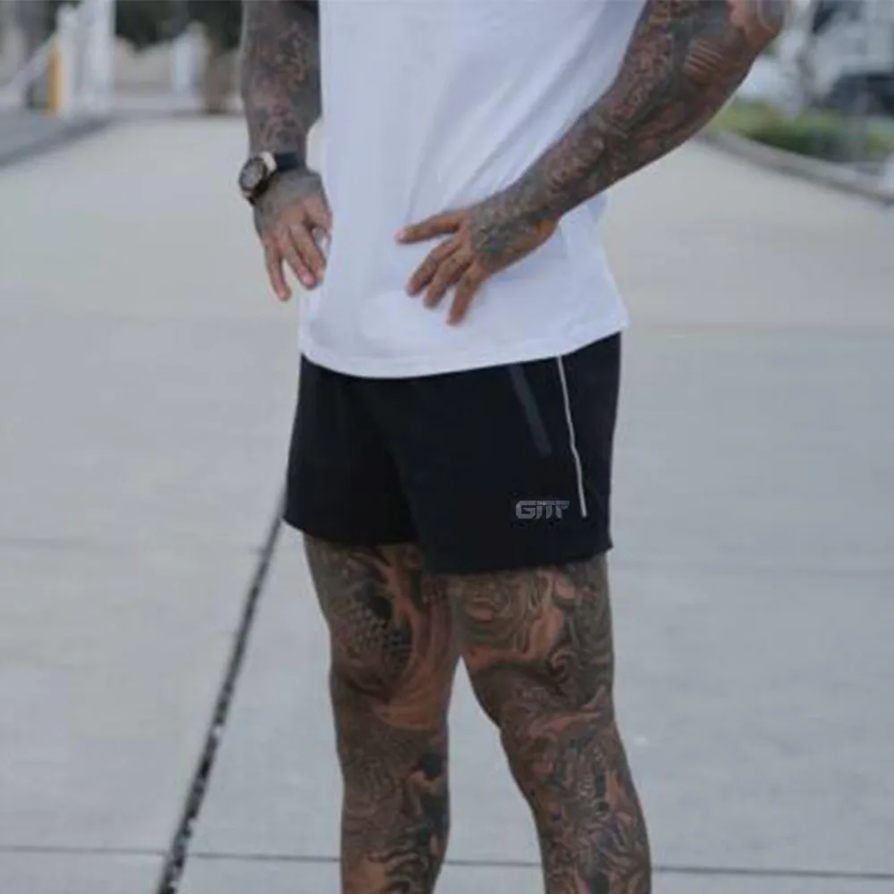 Шорты для бега мужские спортивные шорты и фитнеса быстросохнущие пляжные