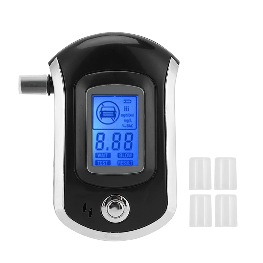 

Portable Handheld Breath LCD Digital Alcohol Tester/Analyzer with Blue Backlight