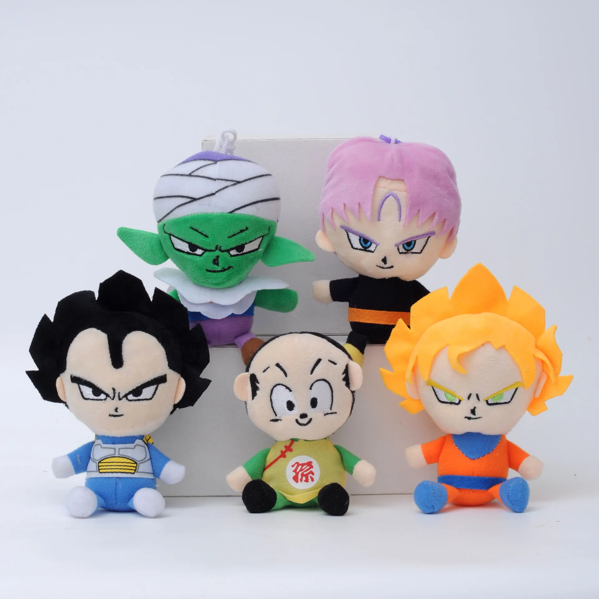 1 шт. 10 см Dragon Ball Z Плюшевые игрушки мультфильм Guko Torankusu пикколо Гохан плюшевые