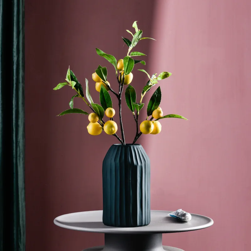 Искусственные цветы и принтами в виде лимонного дерева филиал искусственные