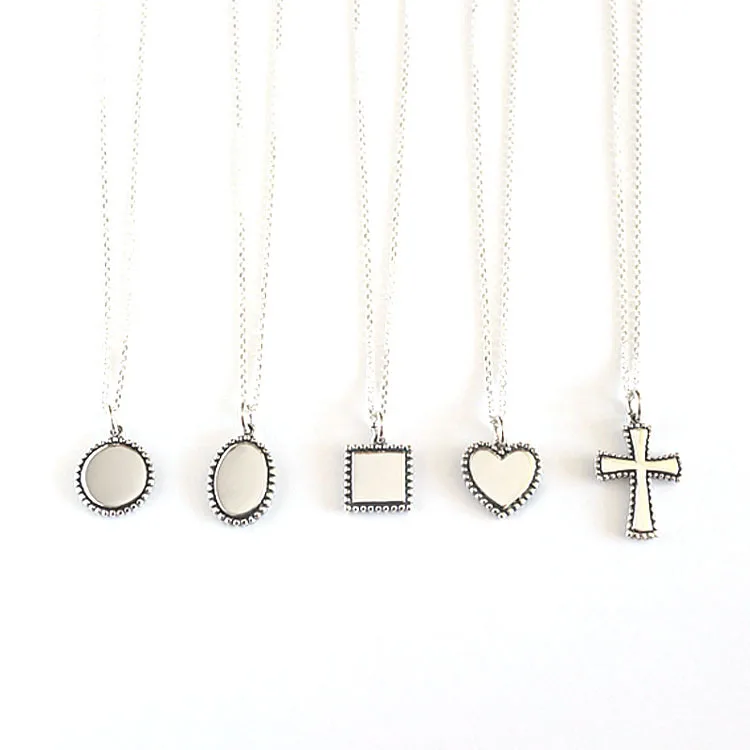 

Cute Romantic Pendant Necklace S925 Sterling Silver Personality CHIC Simple Vintage Clavicle Chain Women Fine Jewelry