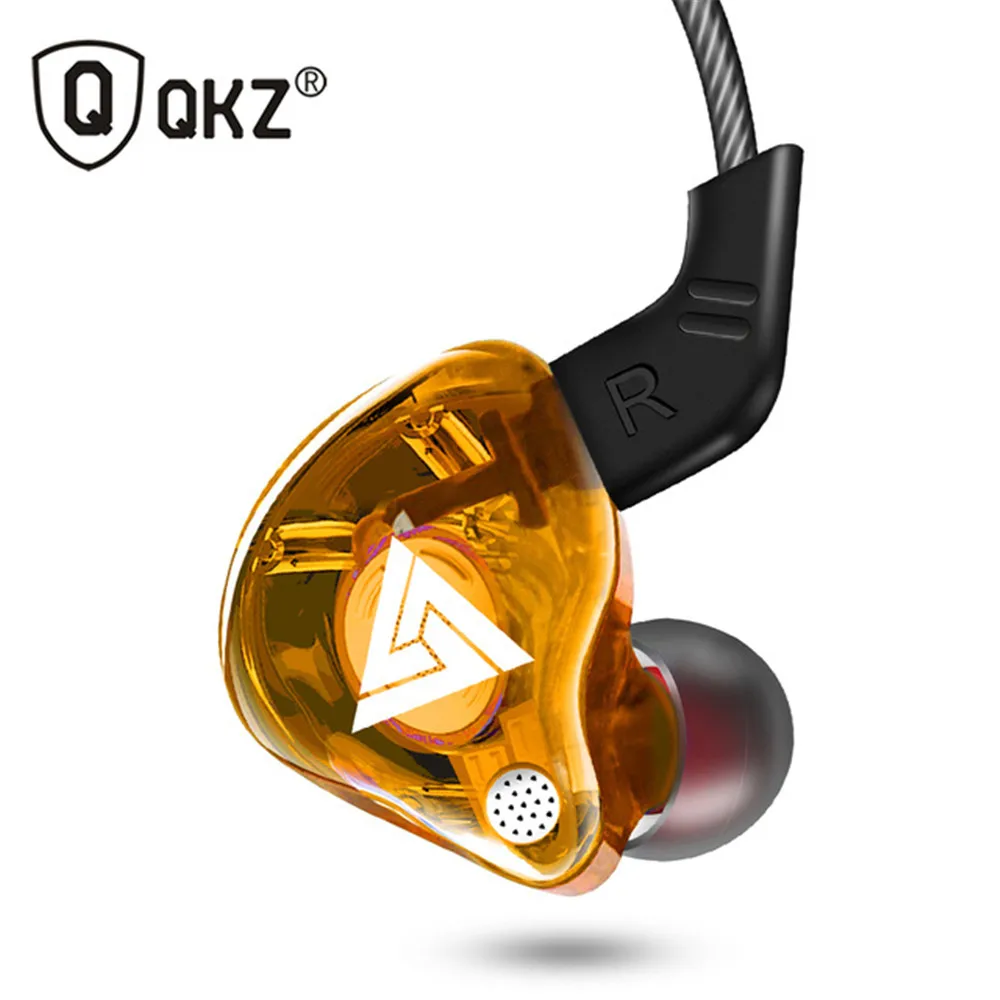 QKZ AK6 универсальные 3 5 мм спортивные наушники вкладыши HiFi Sound для телефонов и