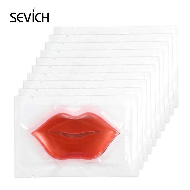 Sevich Collagen Lip Mask Plumper Repairing Reduce Moisture Essence Anti Ageing Wrinkle Patch Pad Gel | Красота и здоровье
