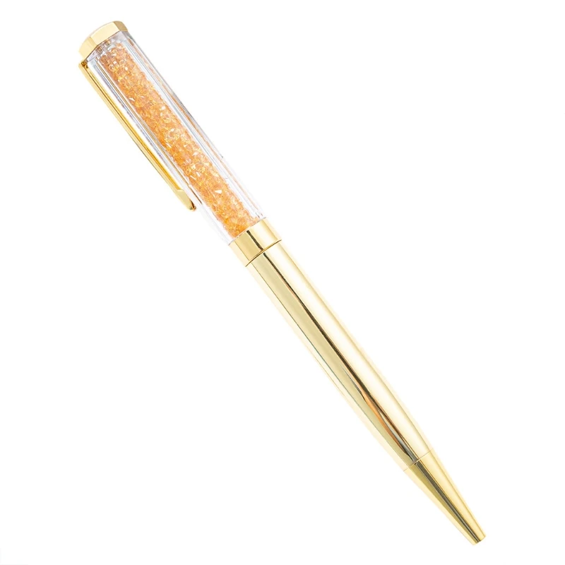 

H7JF Stylish Click Pen Metal Retractable Ballpoint for Writing Journaling Taking Note