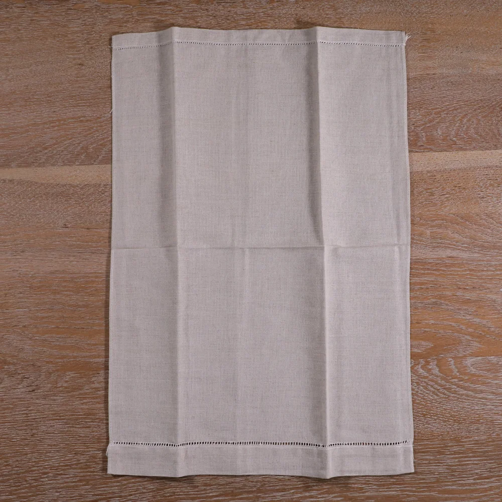 TL014 : 2 шт. Хлопковое полотенце для шитья овсянки с краями Прошитое вручную|Платки