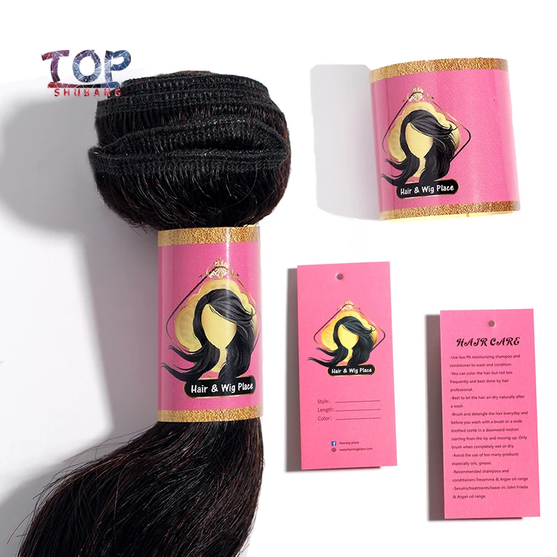 1000 шт. бумажные наклейки для наращивания волос на заказ|Ярлыки одежды| |