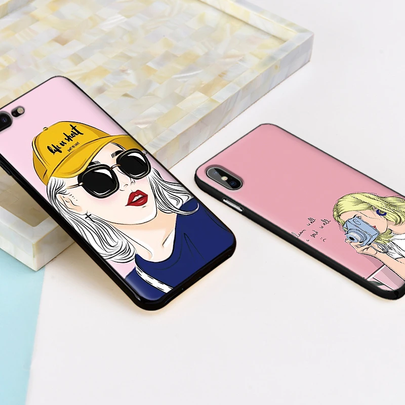 Чехол для IPhone Xr Xs Xsmax X 6 6s 7 8 Plus spoof XS Max 9 силиконовая лента Capa|Чехлы-накладки| |