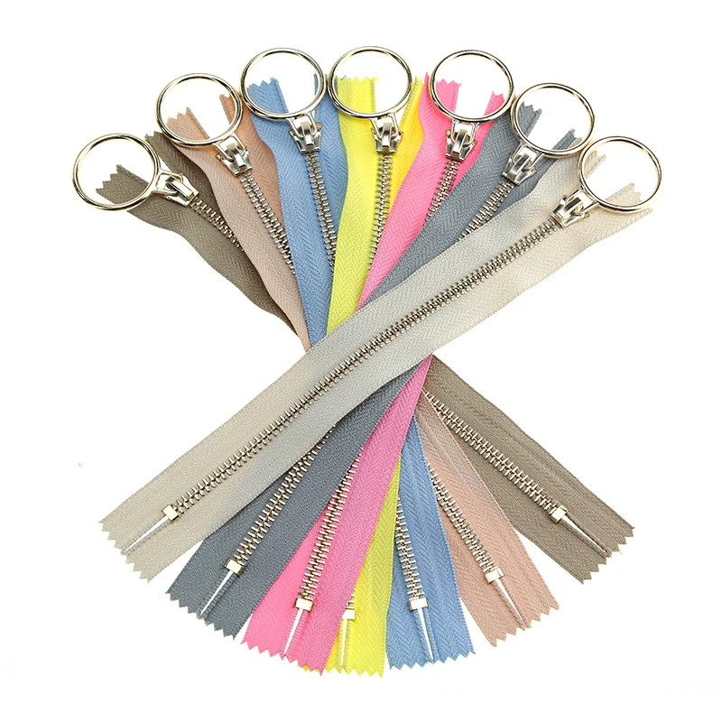 5 #2 шт 20 см закрытый автоматический замок Платиновое Покрытие розовое золото