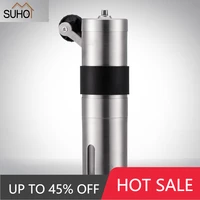stainless steel ceramic coffee grinder adjustable coffee grinder portable grinder suitable for home office travel and camping