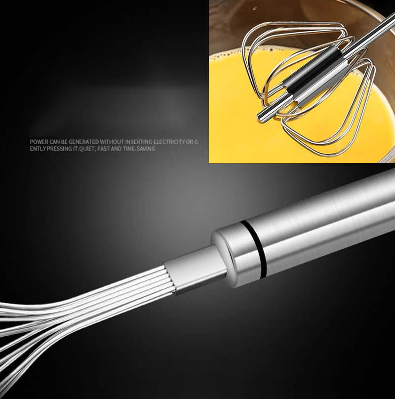 Полуавтоматический Миксер для яиц кухонный мини смеситель взбивания с быстрым