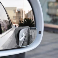 1 pcs car clear car rearview mirror 360 rotating safety wide angle round convex blind spot mirror parking accessories