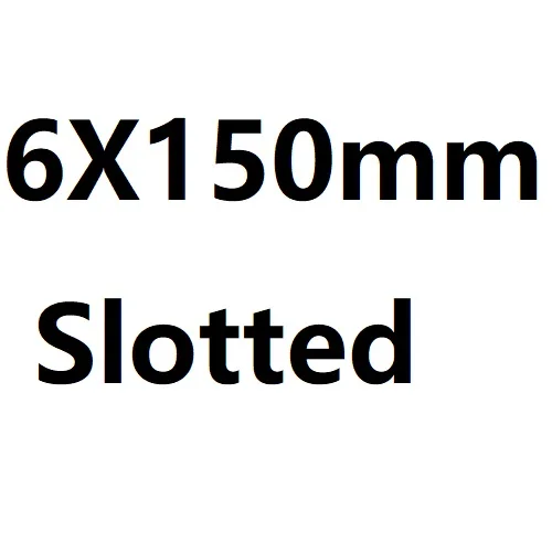 6x150mm Slotted 1 шт., набор отверток с изоляцией 1000 В, крестовая шлицевая CR-V, противоскользящая отвертка, инструменты для ремонта дома, Набор отверток для самостоятельной сборки - Цвет: 6x150mm Slotted