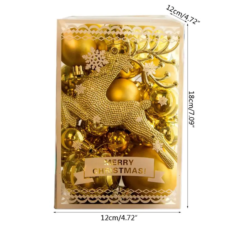 

Christmas Balls Ornaments 30Pack for Xmas Christmas Tree Theme Assorted