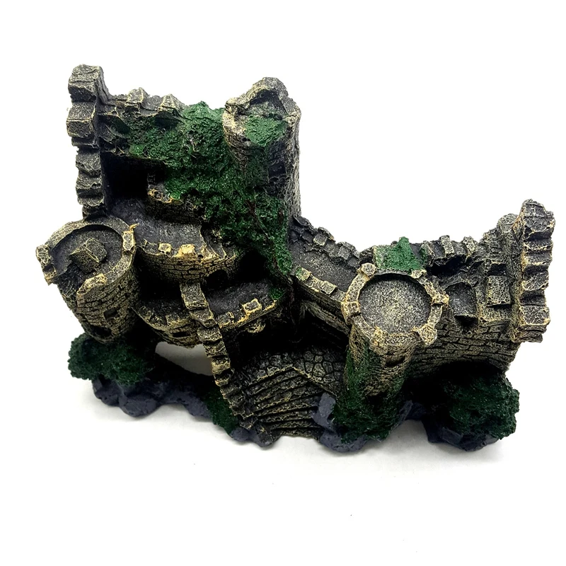 Украшение для аквариума замок украшение большие украшения изделия ручной работы