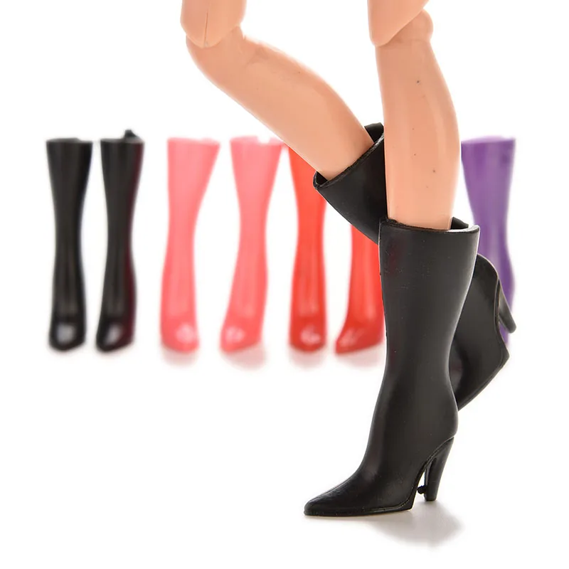 

Ботинки пластиковые на каблуке, разных цветов, 10 пар/20 шт., разных стилей с каблуками