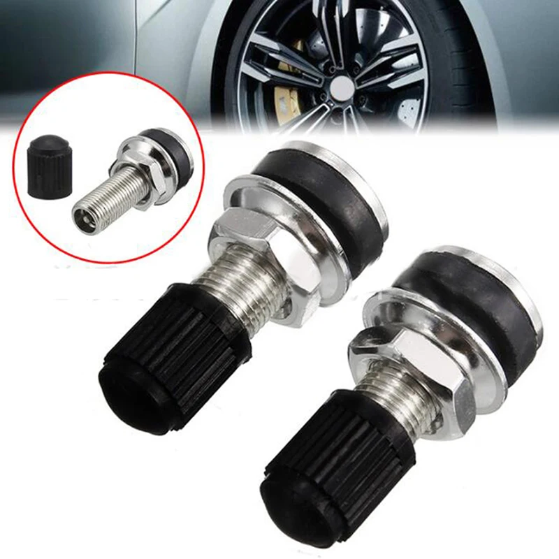 

2pcs 32mm Bicycle Schrader Valve Ultralight Zinc Alloy MTB Mountain Road Bike