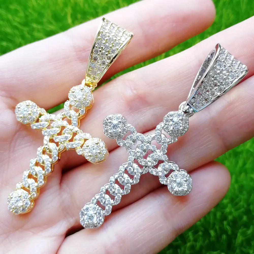 Женское Ожерелье подвеска в виде креста цепочка из нержавеющей стали 18 дюймов