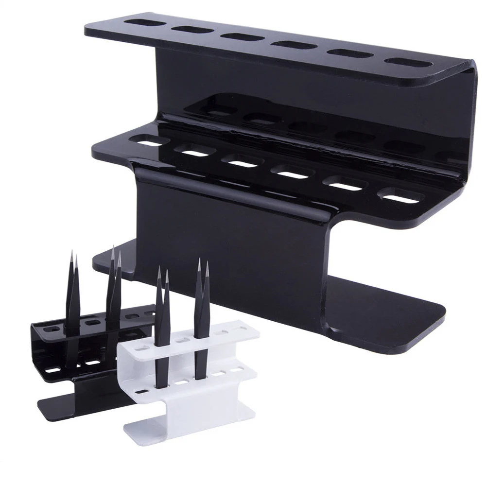 Держатель пинцета для наращивания ресниц акриловый Прочный Удобный держатель