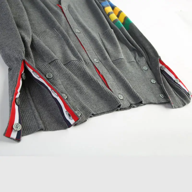 

cardigan new knitted cardigan women and men sweater Hot-selling long-sleeved sweetheart cashmere sweater TB style Couple-style