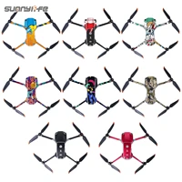 new pvc stickers protective film scratch proof decals skin for dji air 2s drone body remote battery drone accessories