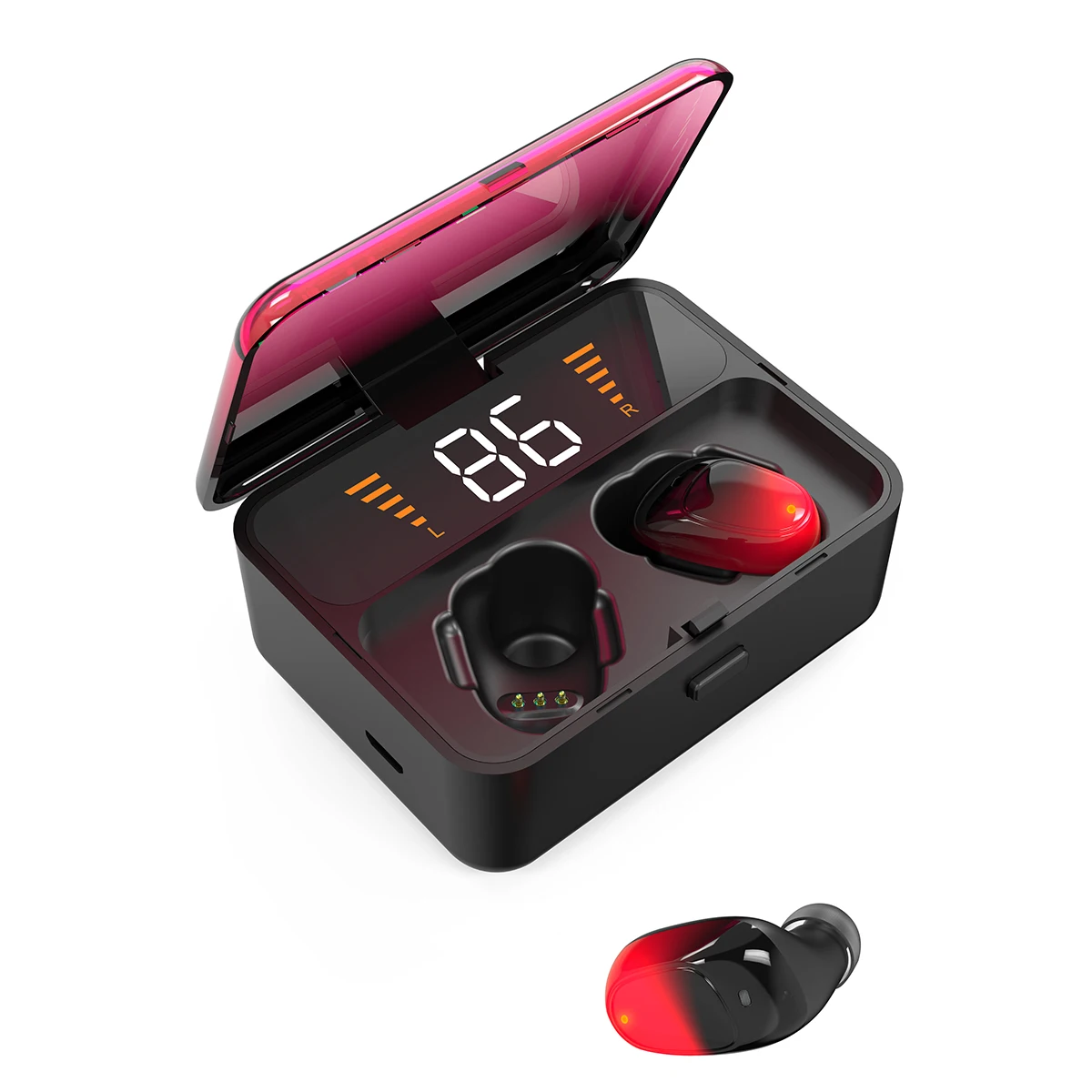 

SOONHUA BT 5.0 Earphone In-Ear Mini Earbuds True Wireless Earphones Waterproof With Charging Cable