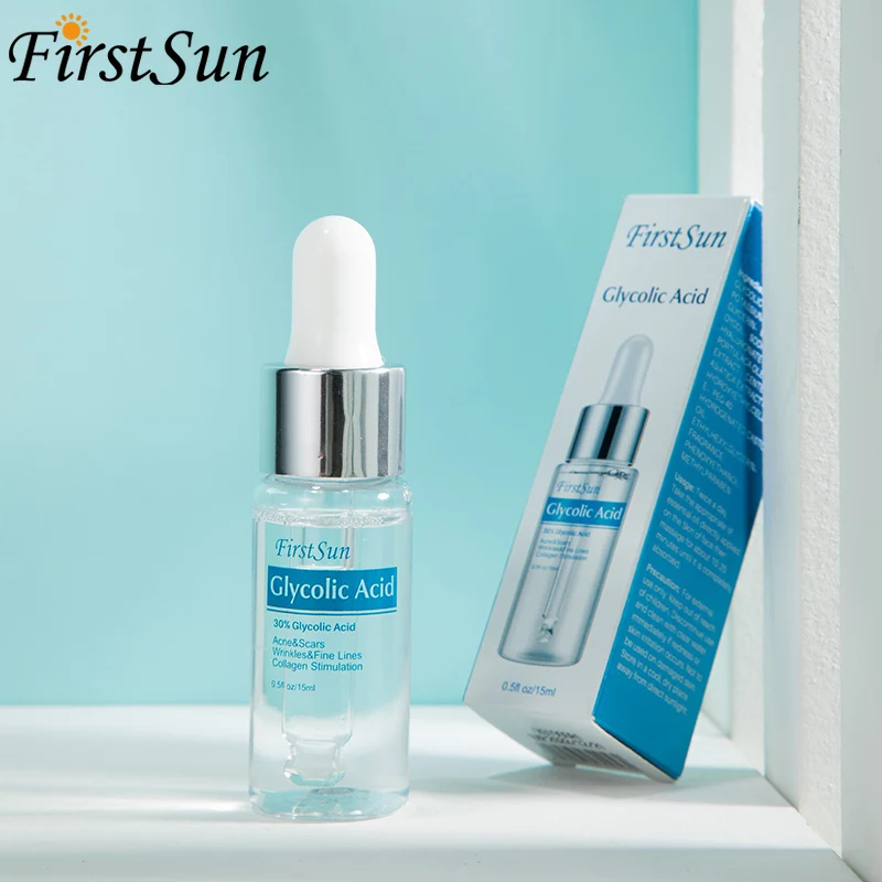 30% гликолевая кислота уход за кожей лица Сыворотки уменьшает поры осветляет кожу